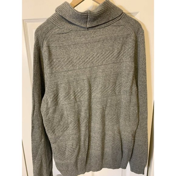 New Marc Anthony‎ Men’s Sz XL Cowl Neck Dark Gray Sweater - Picture 7 of 7